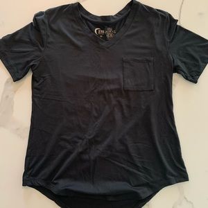 ZYIA, XS, Black Tee, BARELY WORN